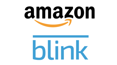 Amazon und Blink Logos