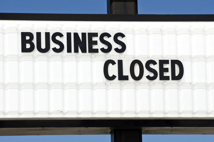 Zeichen Business closed