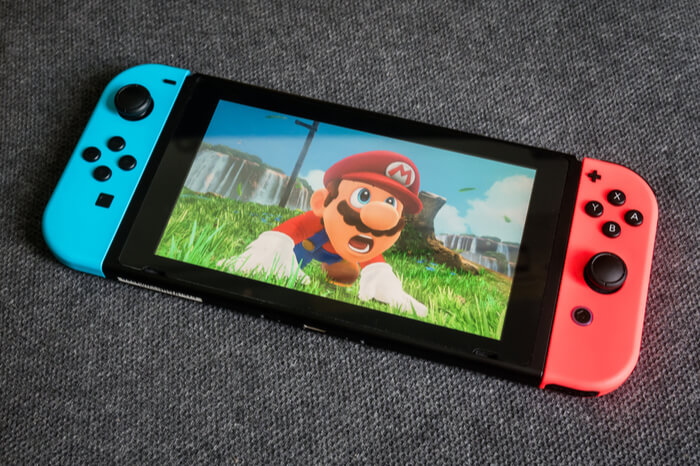 Nintendo Switch mit Super Mario