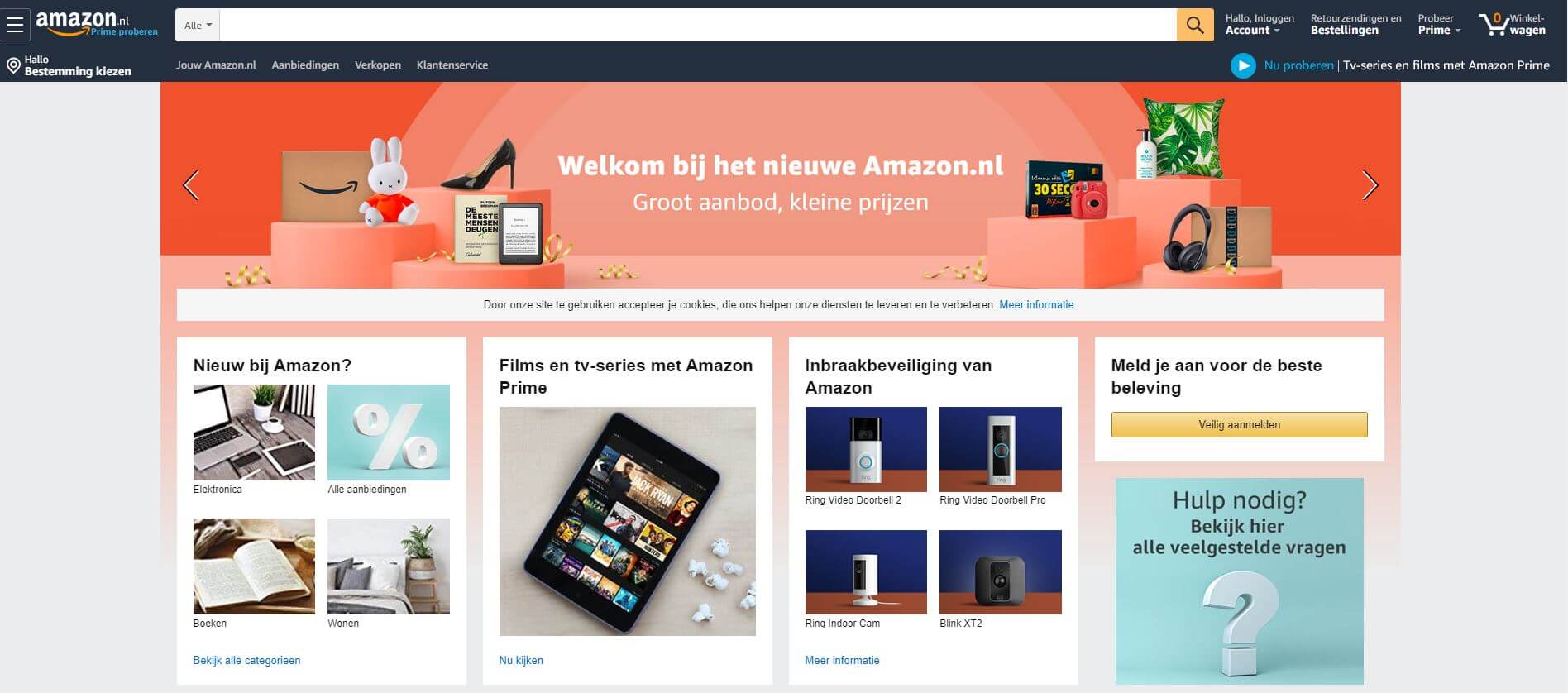 Startseite Amazon.nl