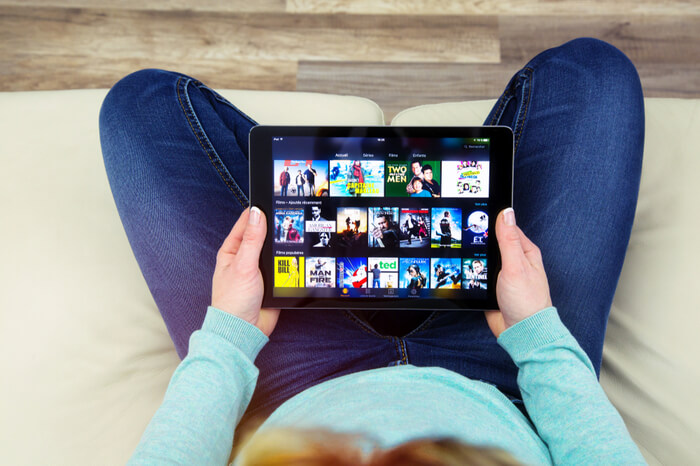 Video-Streaming: Amazon Video auf einem Tablet