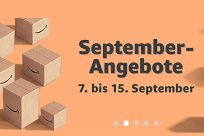 Amazon-Banner zu den neuen September-Angeboten