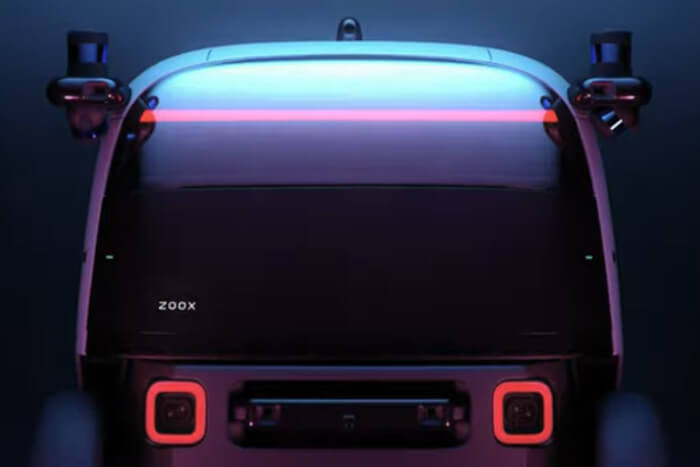 Zoox, Screenshot: Autonomes Roboter-Taxi