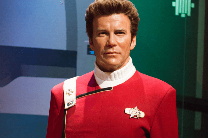 Captain Kirk als Wachsfigur