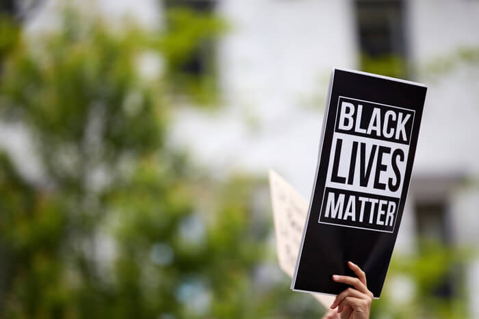 Protestplakat Black Lives Matter