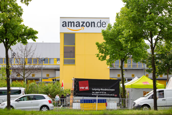 Streik am Amazon-Standort Lipzig