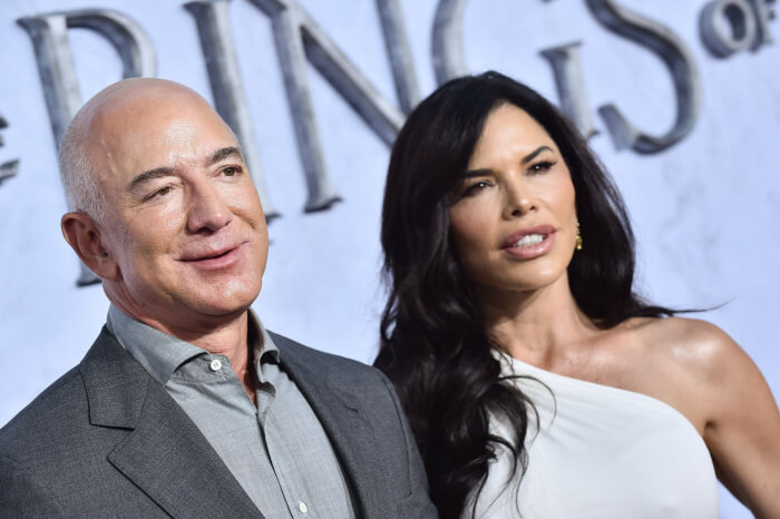 Amazon-Gründer Jeff Bezos mit seiner Partnerin Lauren Sanchez 