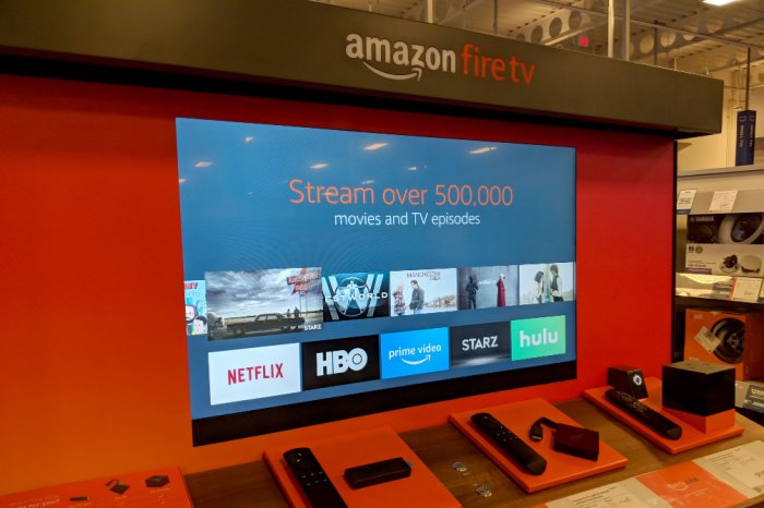Amazon Fire TV Verkaufsdisplay