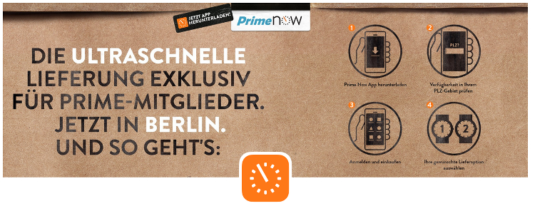 Amazon Prime Now, Website Screenshot