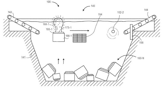 Patent von Amazon für eine Unterwasserlagerung von Waren