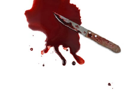 Messer und Blut