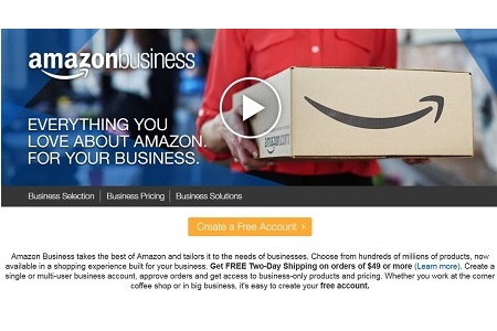 Screenshot Amazon Business