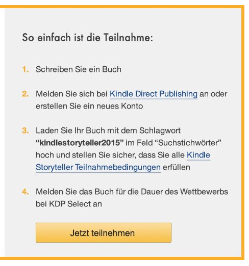 Screenshot Selfpublishing Wettbewerb Amazon 